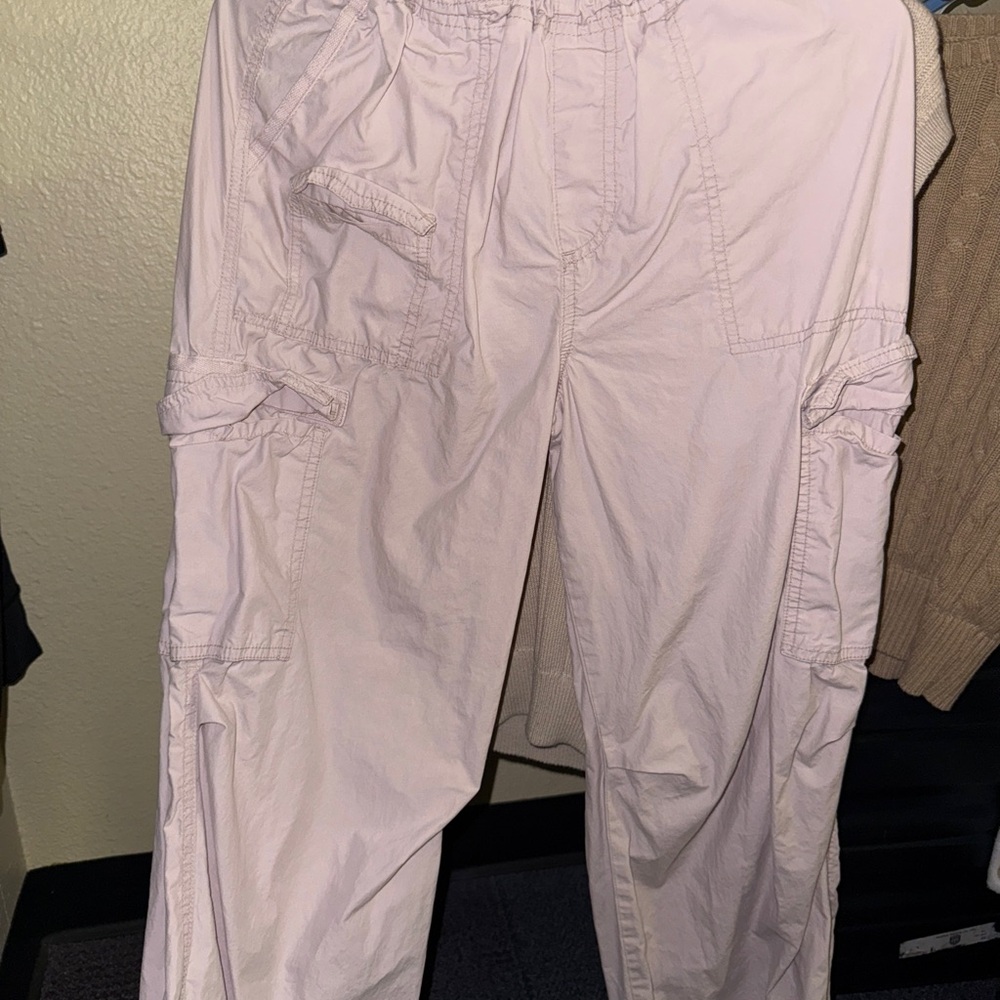 Women  Light Pink Cargo Pants